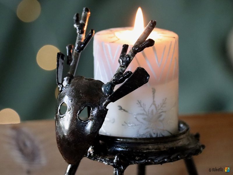 Kerzenleuchter RENTIER Metall 15 cm