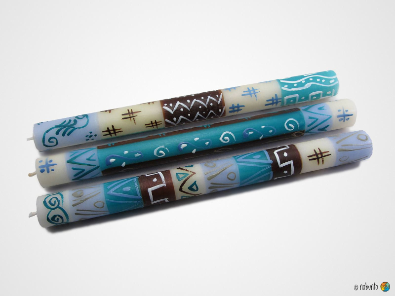 MAJI Geschenkbox 3 x Stabkerze