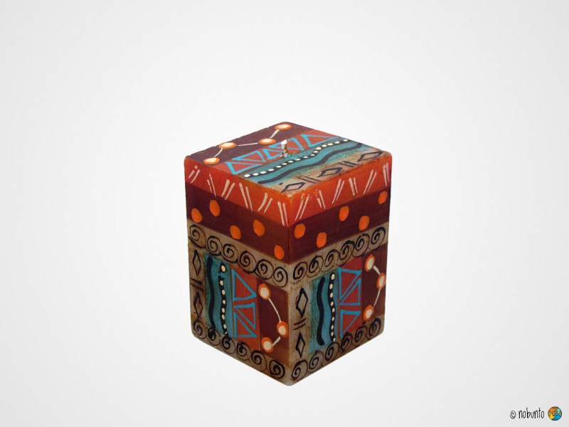 MAKINI Würfelkerze 7 x 10 cm