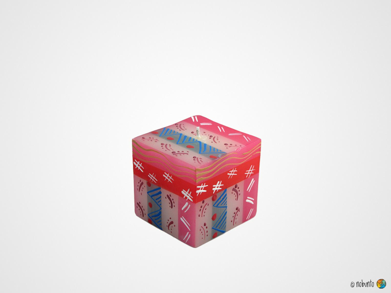 OLUBAYO Würfelkerze 7 x 7 cm