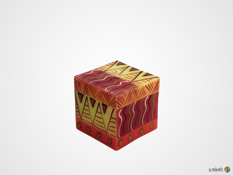 PENZIMA Würfelkerze 7 x 7 cm