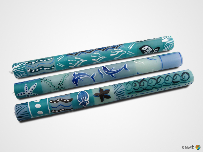 SAMAKI Geschenkbox 3 x Stabkerze