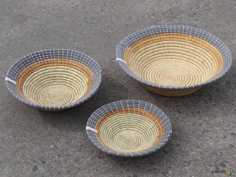 Schale WOMENCRAFT natur-grau 27 cm