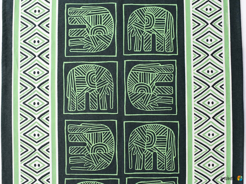 Tischläufer ELEPHANT grün