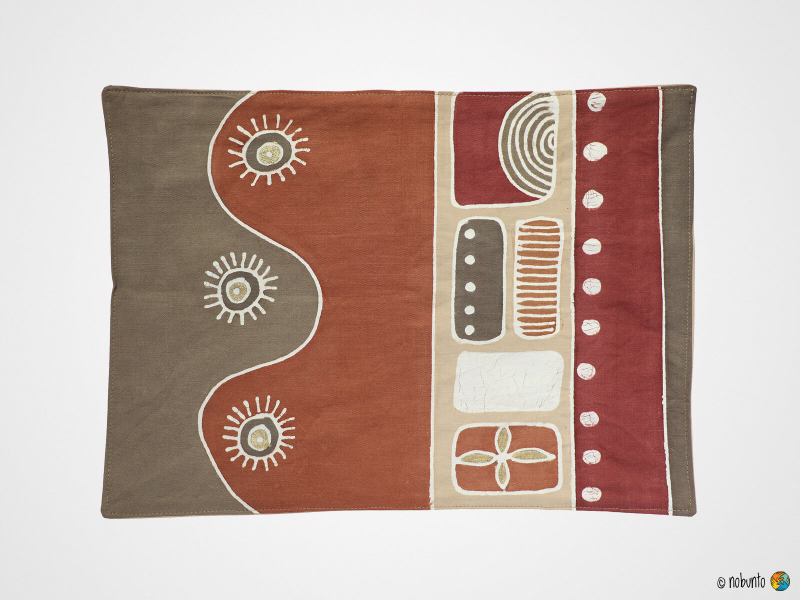 Tischset MALI SIENNA handbemalt