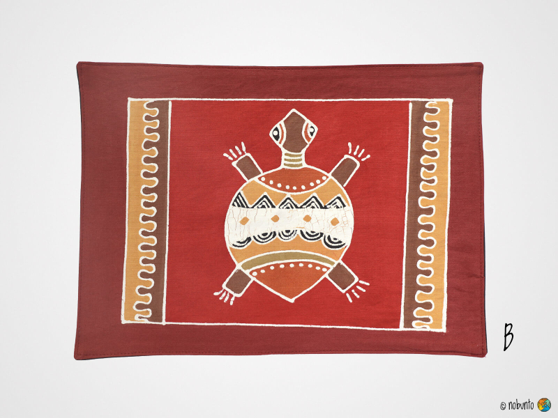 Tischset SAFARI BUSHWAYS handbemalt