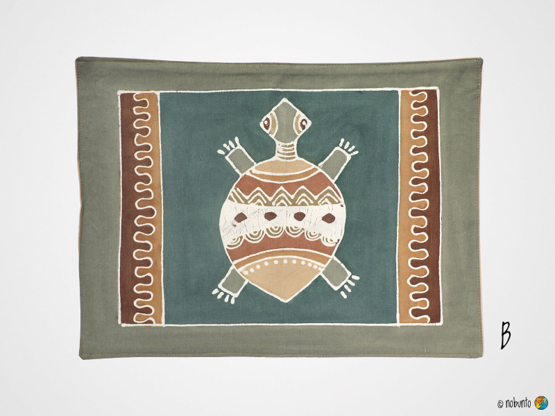 Tischset SAFARI EARTH handbemalt