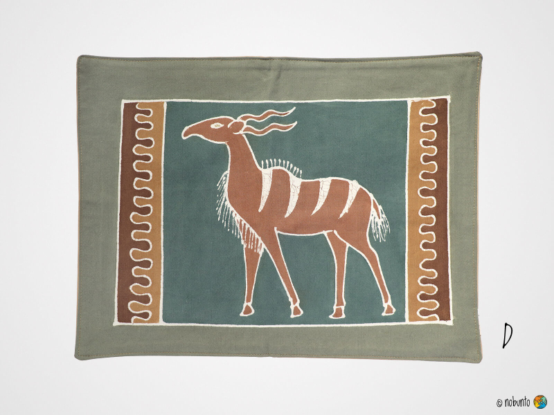 Tischset SAFARI EARTH handbemalt