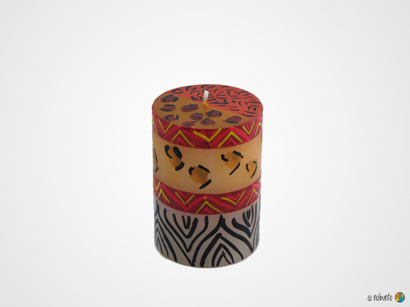 UZIMA Geschenkbox 3 x Stumpenkerze