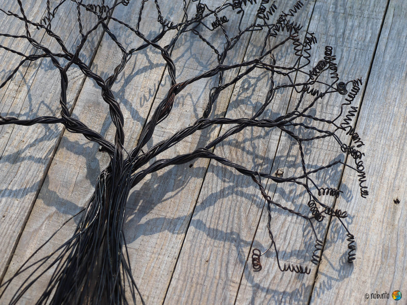 Wanddeko BAOBAB Baum Metall 45 cm